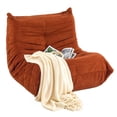 thumbnail image 3 of Dextrus Bean Bag Chair with High Back, Giant Lazy Floor Sofa for Adult, Single Comfy Togo Sofa with Memory Foam, Brown, 3 of 10