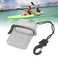 thumbnail image 2 of Kayak Sealing Box, Underwater Plastic Transparent Floating Watertight Case Waterproof Diving Sealing Dry Storage Box with Rope Hook for Surfing Canoe Kayak[Gray], 2 of 9
