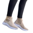 thumbnail image 4 of Zapatos occidentales para mujer, botines informales con correa de hebilla para mujer, zapatos puntiagudos Retro sin cordones Wmkox8yii  FOPL1489, 4 of 4