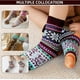 thumbnail image 4 of 5 pares de calcetines de lana, calcetines térmicos para mujer, calcetines cálidos de invierno para mujer, calcetines de punto gruesos, calcetines de invierno para mujer, coloridos, 4 of 5