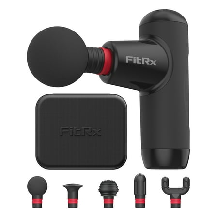 FitRx Mini Pro Neck and Back Massager, Handheld Deep Tissue Muscle Massage Gun