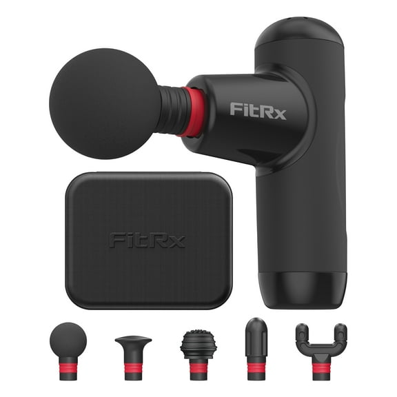 FitRx Mini Pro Neck and Back Massager, Handheld Deep Tissue Muscle Massage Gun