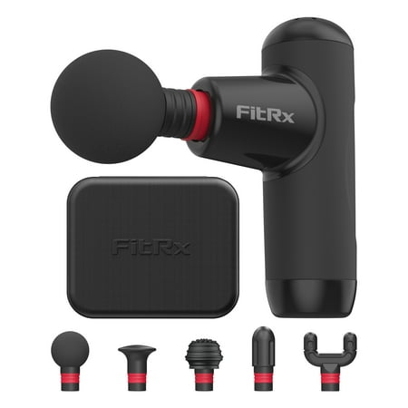 FitRx Mini Pro Neck and Back Massager, Handheld Deep Tissue Muscle Massage Gun