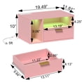 thumbnail image 2 of Mesita de noche flotante Veegle Pink con estación de carga, 2 of 7