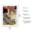 thumbnail image 2 of The Oregon Trail - Starring John Wayne - Vintage Film Movie Poster c.1936 - Japanese Unryu Rice Paper Art Print (Unframed) 12 x 16 in, 2 of 4