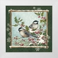 thumbnail image 1 of Phillips, Anita 12x12 White Modern Wood Framed Museum Art Print Titled - Winter Chickadees, 1 of 4