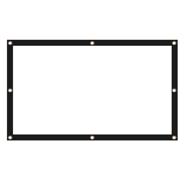 KAKOWELY Projecteur Écran Projecteur Écran 120 Pouces 16:9 Pliable Portable Projection Films Écran 104.33"X59.06"X0.08 Pouces
