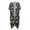 Christmas Lights, variant on Tropical Feather Long Kimono Swimsuit Cover Up Polyester Flowy Free Size Bathing Suit Cover Up for Women