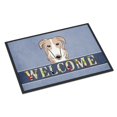 thumbnail image 1 of ""Caroline'S Treasures Bb1414Jmat Borzoi Bienvenido Tapete Para Interiores O Exteriores 24 X 36"""" Multicolor"", 1 of 1