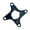 Black, variant on High Strength Mountain Bike Crank Arm Chainwheel Adapters Direct Mount Chainring Converter to 104 110 130