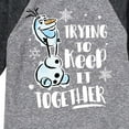 thumbnail image 3 of Frozen 2 - Trying To Keep It Together - Toddler And Youth Raglan Graphic T-Shirt, 3 of 4