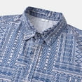 thumbnail image 6 of Siilsaa Mens Shirts Big & Tall Men's Shirts Short Sleeve Button Dress Shirts(Light Blue,S), 6 of 7