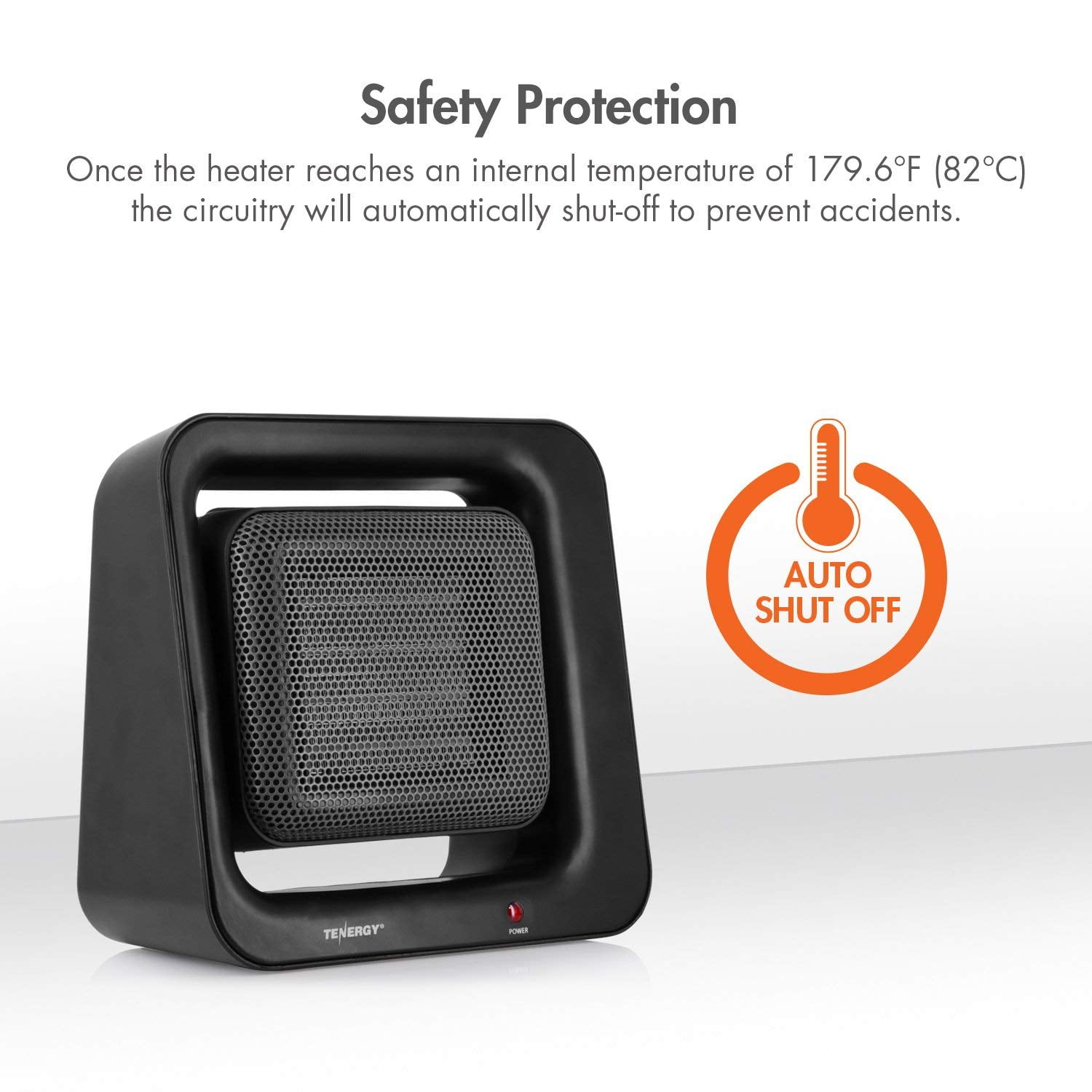 Tenergy 900w 1500w Ptc Ceramic Heater With Auto Shut Off Personal