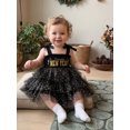 thumbnail image 4 of Loicainy Toddler Kids Girls Star Tulle Dress 6 12 18 24 Months 2T 3T 4T 5T Letter Embroidery Sleeveless New Years Dresses, 4 of 9