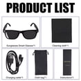 thumbnail image 2 of GJX 2026 New Smart Sunglasses, Bluetooth Audio Glasses for Men and Women, Remote Photography, Smart Glasses for Women for Outdoor Activities, Travel, Sports, Commuting, Music, Hands-Free Calling, 2 of 8