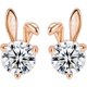 thumbnail image 2 of Bunny Stud Earrings for Women 925 Sterling Silver Cubic Zirconia Crystal Easter Cute Animal Cartilage Jewelry Gifts, 2 of 5
