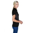 thumbnail image 3 of Ladies' Serac UTK cool?logik™ Performance Zippered Polo - BLACK - L, 3 of 3