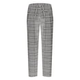 thumbnail image 4 of Pantalones largos de verano para hombre, pierna recta, para uso diario, finos, informales, de negocios, de rayón, 4 of 5