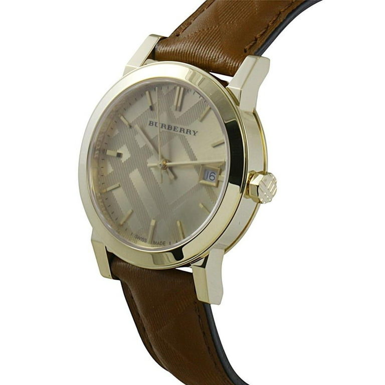 Burberry Unisex Classic Checked Analog Quartz 34mm Watch BU9153 Walmart