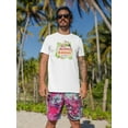 thumbnail image 2 of Smartprints Mens Graphic Tee - Aloha! Hawaii Islands - Regular Fit 100% Cotton, 2 of 4