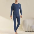 thumbnail image 4 of vdgthytj Thermal Underwear for Men Long Johns Base Layer Top and Bottom Set Pajamas Cold Weather Fall Winter Clothes, 4 of 5