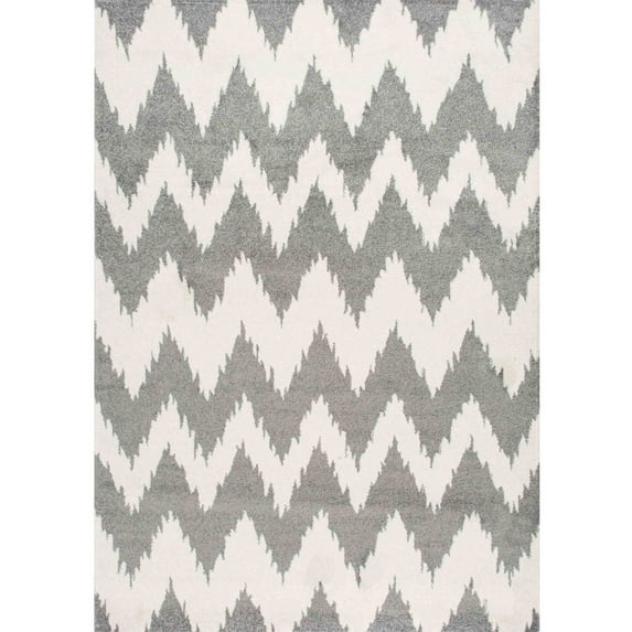 nuLOOM Lewis Rug 5' 3" x 7' 7" Grey Rectangle (RZPL07A-53079)