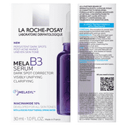 La Roche-Posay Mela B3 Melasyl + Niacinamide Anti Aging and Dark Spot Corrector Serum for Face, 1.0 fl oz