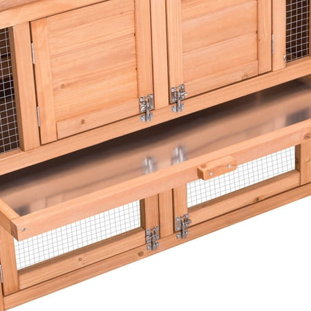 Gymax 71'' Large Chicken Coop Outdoor Garden Backyard ...