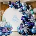 thumbnail image 3 of POINTERTECK Balloon Garland Arch Kit Latex Galaxy Balloons Set Reusable Conical Foil Balloons Kit with Balloon Strip Ribbon Hook Straw for Birthday Anniversary Wedding Party Supplies, 3 of 11