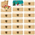 thumbnail image 1 of Caja de Almacenamiento de Madera Tuanse sin Acabado 15x10x5 cm (12 Piezas), 1 of 7
