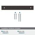 thumbnail image 4 of Amerock Ladera 6-5/16 inch (160mm) Center-to-Center Rectangle Oil-Rubbed Bronze Cabinet Pull Backplate, 4 of 6