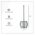 thumbnail image 5 of ToiletTree Products Stainless Steel Plunger Heavy Duty Toilet Plunger with Holder Set, 5 of 7