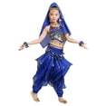 thumbnail image 2 of TIANZEN Girls Belly Dance Outfit Kids Dance Ethnic Performance Dress Girl Outfits Size 6x, 2 of 5