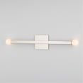 thumbnail image 4 of Mitzi H463102 Dona 2 Light 24" Tall Led Bathroom Sconce - Nickel, 4 of 9