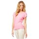 thumbnail image 2 of Aeropostale Camiseta básica sólida para mujer, rosa, grande Aeropostale  Camiseta básica, 2 of 2