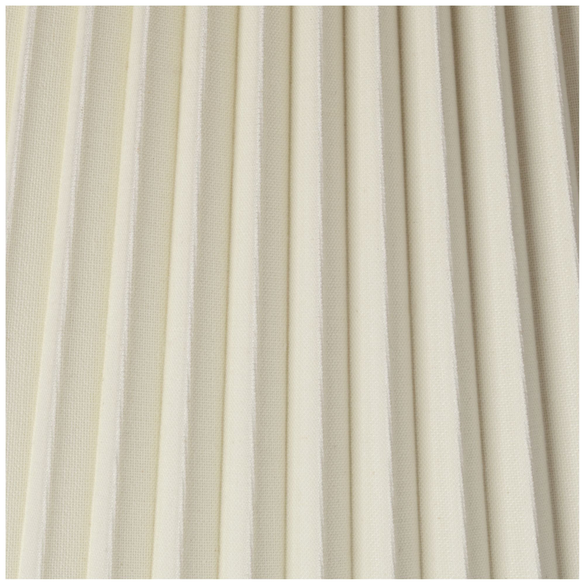 Springcrest Ivory Pleated Large Lamp Shade 11" Top x 19" Bottom x 14.25" High x 14.5" Slant (Spider) Replacement with Harp and Finial