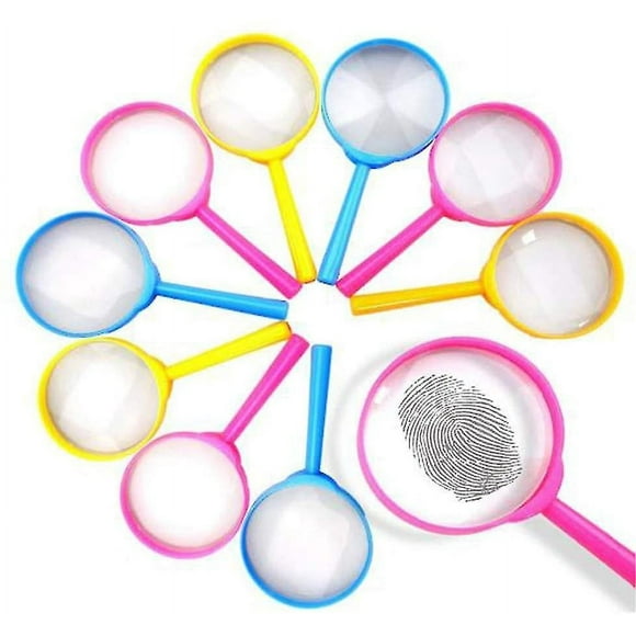 10 Pieces Magnifying Glasses, Magnifying Glasses Children's Magnifying Glasses, For Puzzle Learners