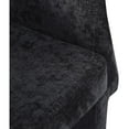 thumbnail image 5 of Meridian Furniture Emmet Black Chenille Fabric Dining Chair / Accent Chair, 5 of 9