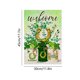 thumbnail image 3 of Decoraciones para el Día de San Patricio, Accesorios para el Día de San Patricio, Regalos para el Día de San Patricio. Bandera de jardín de doble cara con diseño de "Feliz Día de San Patricio", bander, 3 of 6