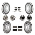 thumbnail image 1 of Transit Auto Front Rear Hub Bearing Assembly Coated Disc Brake Rotors and Ceramic Pads Kit (10Pc) for Car 2015 Dodge Charger R T Scat Pack with RWD 6.4L - Left Right Side (Driver Passenger) KBB-120568, 1 of 11