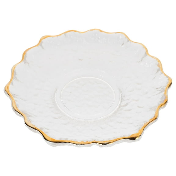 DECOMELODY Glass Coaster Assorted Color 1Pcs 3.9In