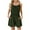 Army Green, variant on Timegard Rompers for Women Scoop Neck Elastic Waist Short Jumpsuit Casual Comfy Solid Color Outfits
