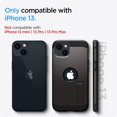 thumbnail image 2 of UTAH-Tough Armor [Tech de Protection Extrême] Conçu pour Étui iPhone 13 (2021) - Gunmetal, 2 of 4