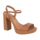 thumbnail image 2 of Zapatilla Mujer VIZZANO 6551100 Tacon Bloque marron claro 23.5, 2 of 4