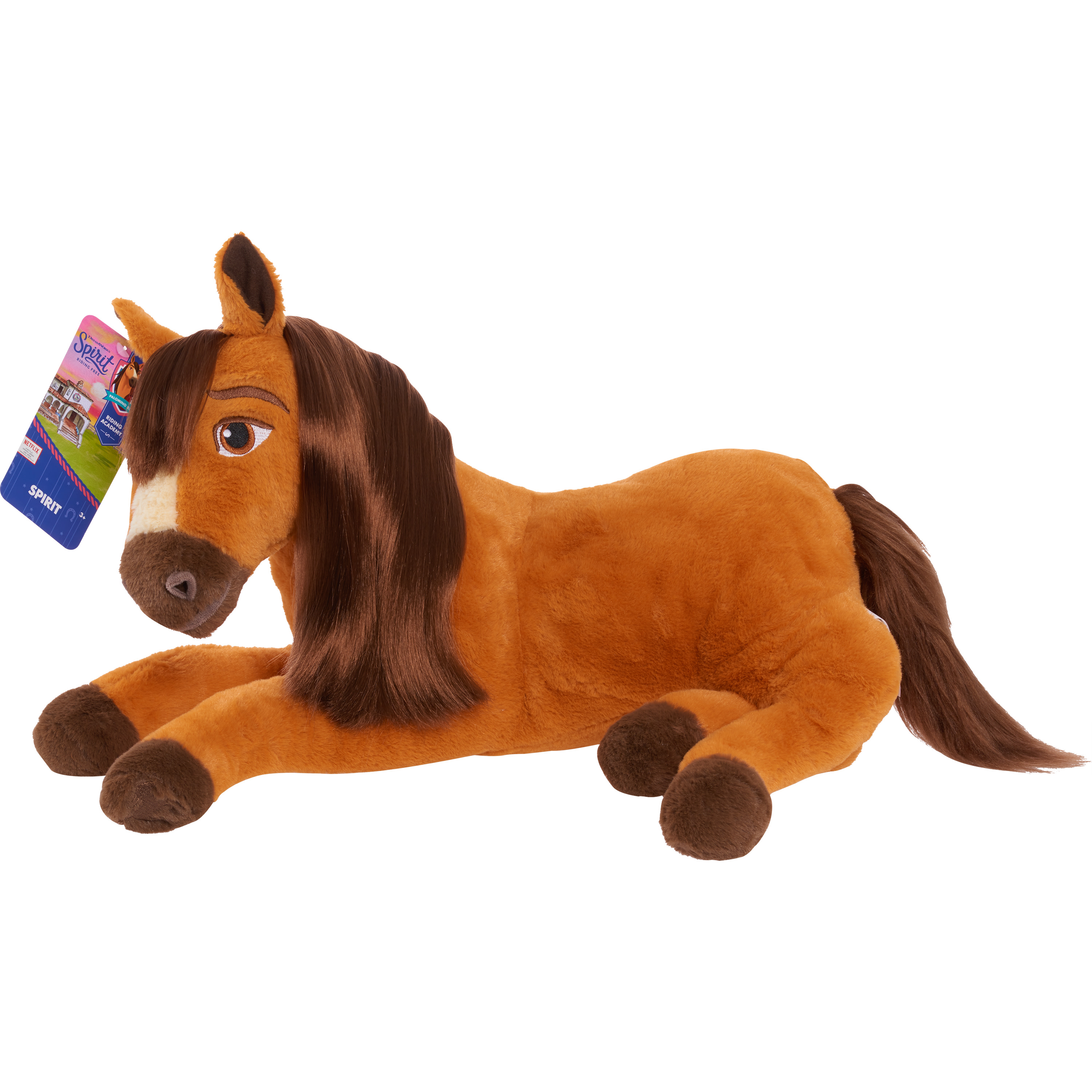 spirit riding free plush horse