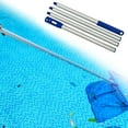 thumbnail image 4 of harmtty Pool Brush Pole Anti-slip Connections Parts Aluminum Alloy Pool Cleaning 3/4 Sections Telescoping Pole Swimming Pool,160cm, 4 of 8