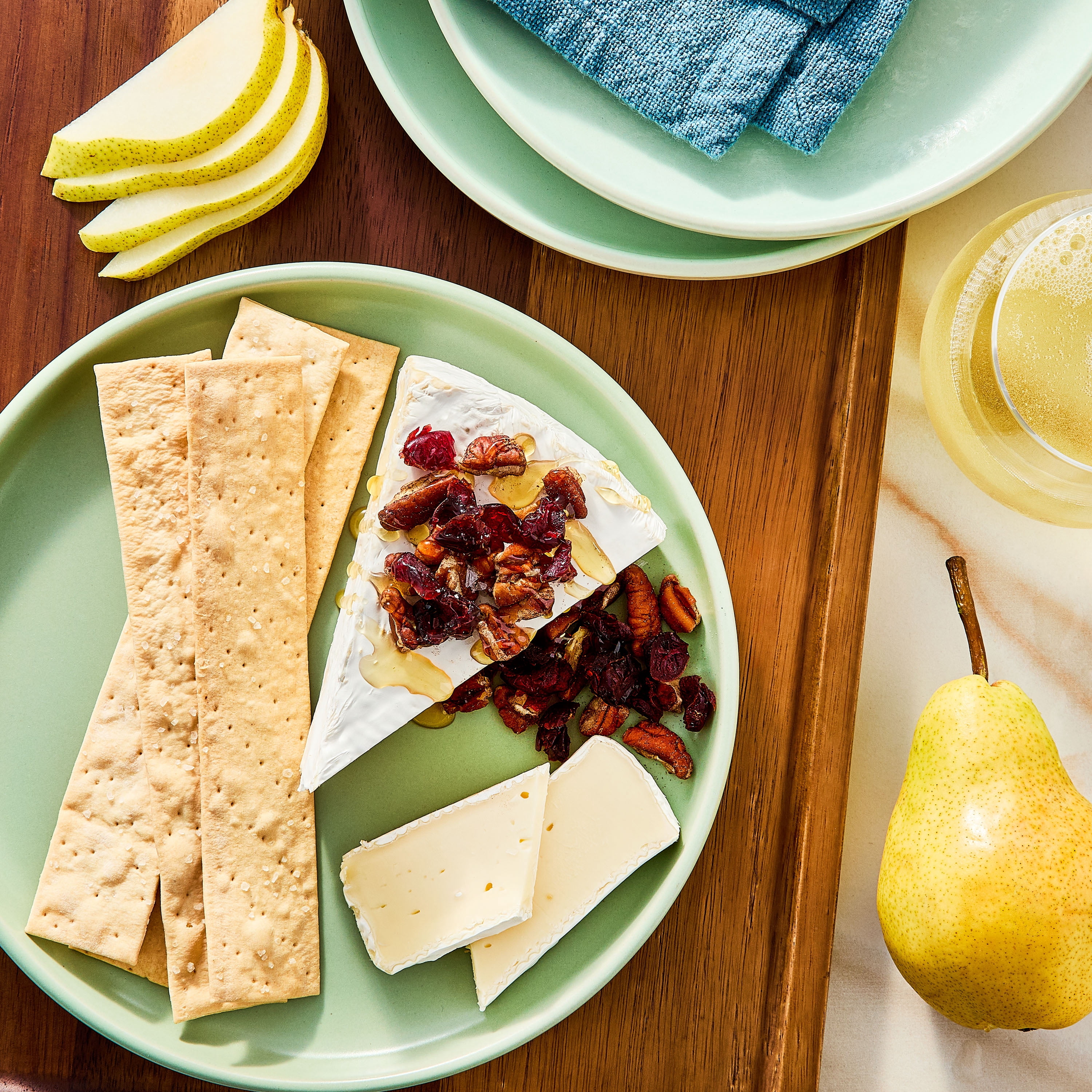 Marketside Triple Creme Brie Cheese Wedge, 4 oz (Refrigerated)