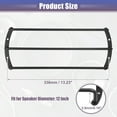 thumbnail image 6 of Unique Bargains Universal Iron Black 12" Speaker Grill Bar Audio Speaker Subwoofer Grill Grille 12 Inch 3 Bar 2 Set, 6 of 8