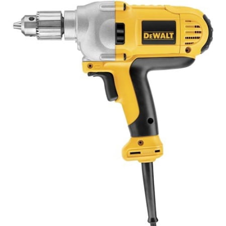 DEWALT DWD112 8 Amp 3/8" VSR Pistol Grip Corded Drill With Keyless Chuck - Heavy Duty Power Tool