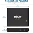 thumbnail image 4 of Tripp Lite by Eaton 2-Port USB-C KVM Dock - 4K HDMI USB 3.2 Gen 1 USB-A Hub Remote Selector 85W PD Charging Black - 2 Computer(s) - 1 Local User(s) - 3840 x 2160 - 5 x USB - 1 x HDMI - TAA Compliant, 4 of 9